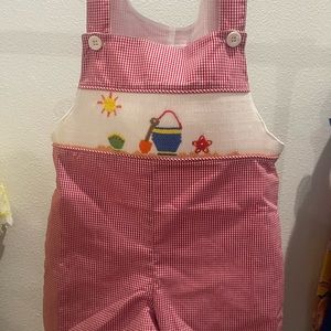 Smocked Summer Shortalls
